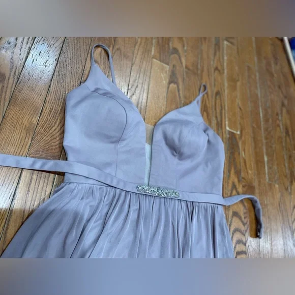 Azazie Mauve Dress - Picture 4 of 16